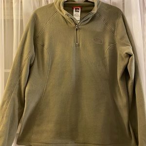 “The North Face” Olive Green Fleece